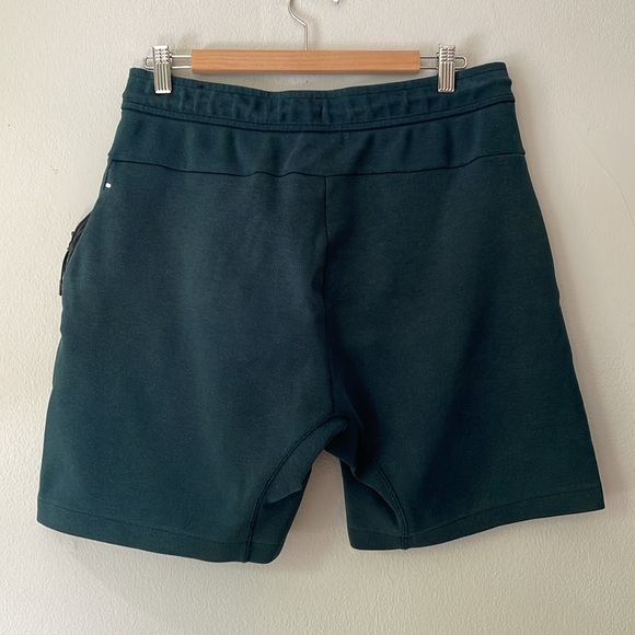 NIKE Dark Forest Vintage Green Sweatpant Shorts Dri-Fit Thick Fabric - Picture 4 of 8